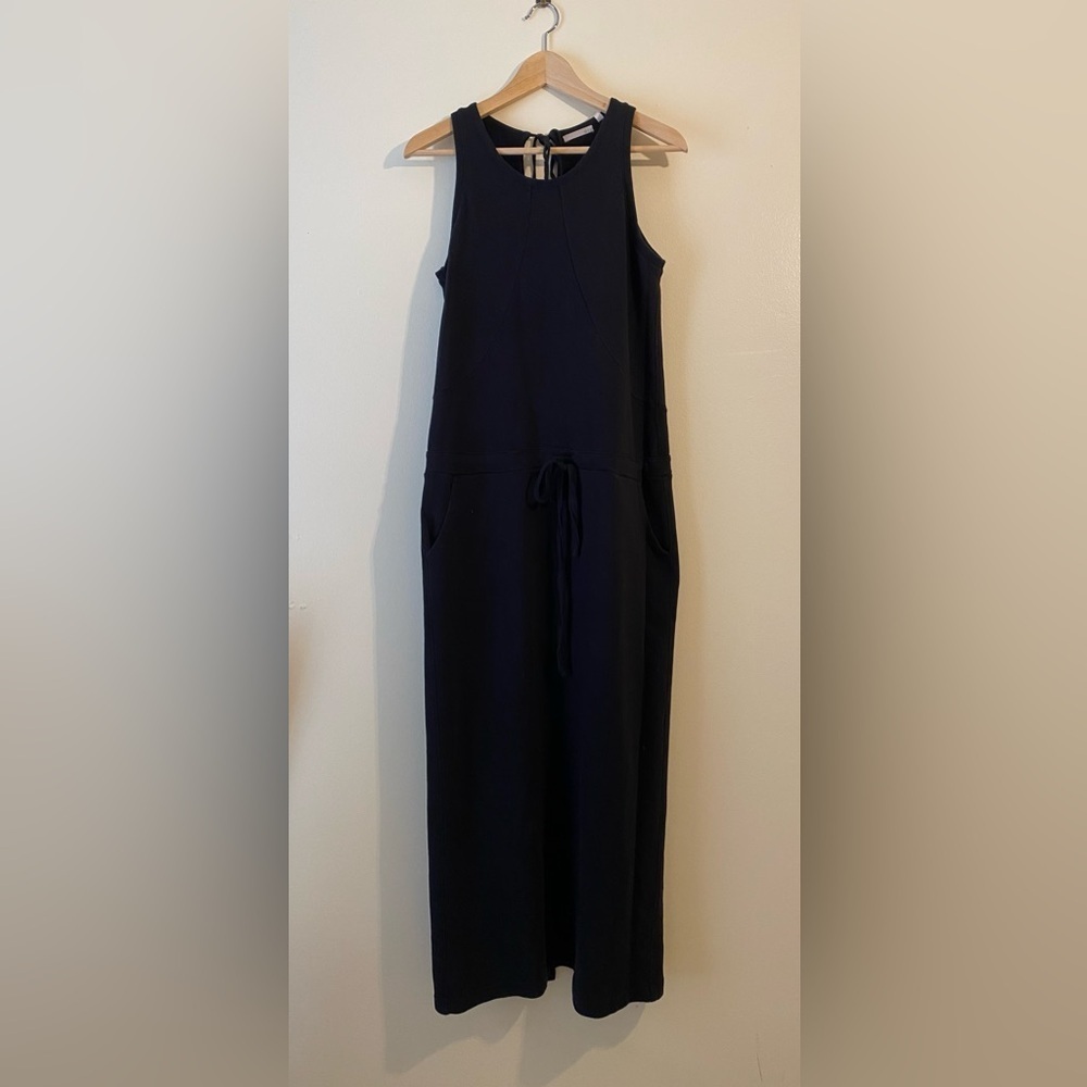 Skin Black Dress with pockets Relaxed Silhouette. Size 2